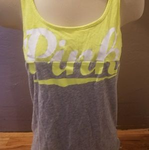 LIKE NEW Pink Victoria's Secret tank top